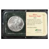 2002 AMERICAN SILVER EAGLE
