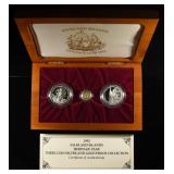 1992 FALKLAND ISLAND PR COLLECTION SILVER & GOLD