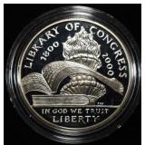 2000-P $1 COMMEM LIBRARY OF CONGRESS PR