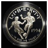 1994-S $1 COMMEM WORLD CUP TOURNAMENT PR