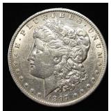 1897-O MORGAN DOLLAR AU