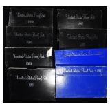 (2) 1980-1983 US PROOF SETS