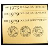 (3) 1979 SBA SOUVENIR SETS
