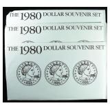 (3) 1980 SBA SOUVENIR SETS