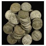 (50) WAR NICKELS