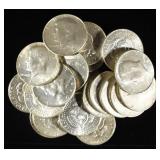 (20) 40% SILVER KENNEDY HALF DOLLARS
