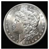 1883-S MORGAN DOLLAR AU/BU