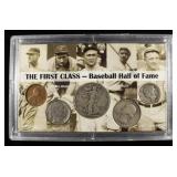 THE FIRST CLASS- BASEBALL HALL OF FAME COIN SET