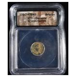 27BC-476AD ROMAN EMPIRE COIN ICG GENUINE BRONZE