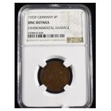 1932F GERMANY 4P NGC UNC DETAILS