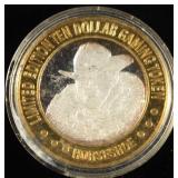 HORSESHOE .999 SILVER CASINO TOKEN