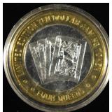FOUR QUEENS .999 SILVER CASINO TOKEN