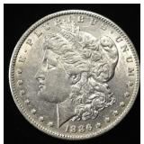 1886-O MORGAN DOLLAR CH AU