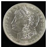 1884-S MORGAN DOLLAR CH AU