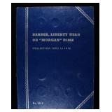 1892 -1916 BARBER DIME WHITMAN ALBUM W/ 40 COINS