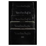 (5) 1981 US MINT PROOF SETS