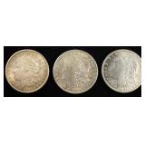 1921-P,D,S MORGAN DOLLARS