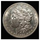1884-S MORGAN DOLLAR CH AU