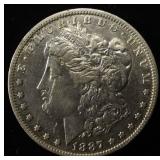 1887-O MORGAN DOLLAR VF/XF