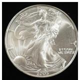 2005 AMERICAN SILVER EAGLE
