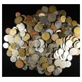 5 LB MIXED FOREIGN COINS