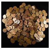 (500) WHEAT CENTS MIXED DATES
