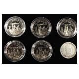 (5) 1986-S & 1946 COMMEM HALF DOLLARS