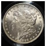 1896 MORGAN DOLLAR AU/BU
