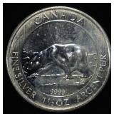 CANADA POLAR BEAR 1.5 OZ .999 SILVER ROUND