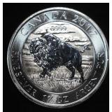 2017 CANADA 1.25 OZ .999 SILVER ROUND