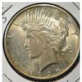 1925-S PEACE DOLLAR CH ORIG UNC