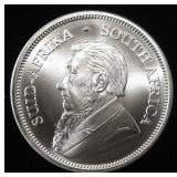 KRUGERRAND 1 OZ .999 SILVER ROUND