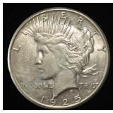 1925-S PEACE DOLLAR AU