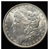 1883-O MORGAN DOLLAR AU/BU