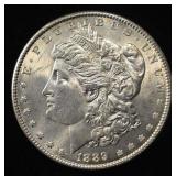 1889 MORGAN DOLLAR AU/BU
