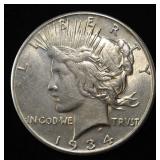 1934-S PEACE DOLLAR