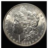 1886 MORGAN DOLLAR AU/BU