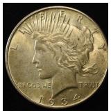 1934-D PEACE DOLLAR CH ORIG UNC