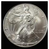 2002 AMERICAN SILVER EAGLE
