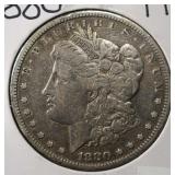 1880 MORGAN DOLLAR F
