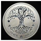IRELAND TREE OF LIFE 1 0Z .999 SILVER ROUND