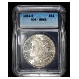 1881-S MORGAN DOLLAR ICG MS65