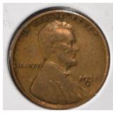 1931-S WHEAT CENT XF