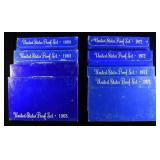 8 UNITED STATES PROOF SETS
