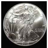 2002 AMERICAN SILVER EAGLE