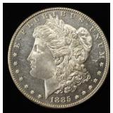 1885 MORGAN DOLLAR CH BU DMPL