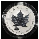 MAPLE LEAF 1 OZ .999 SILVER ROUND