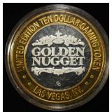GOLDEN NUGGET .999 SILVER CASINO TOKEN