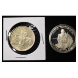 (2) COMMEMORATIVE HALF DOLLARS