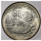 1923-S 50C COMMEM MONROE DOCTRINE CH TO GEM BU